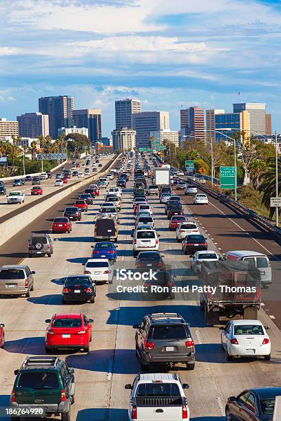 Traffic Jam In San Diego Ca Stock Photo - Download Image Now - Car, Highway, California