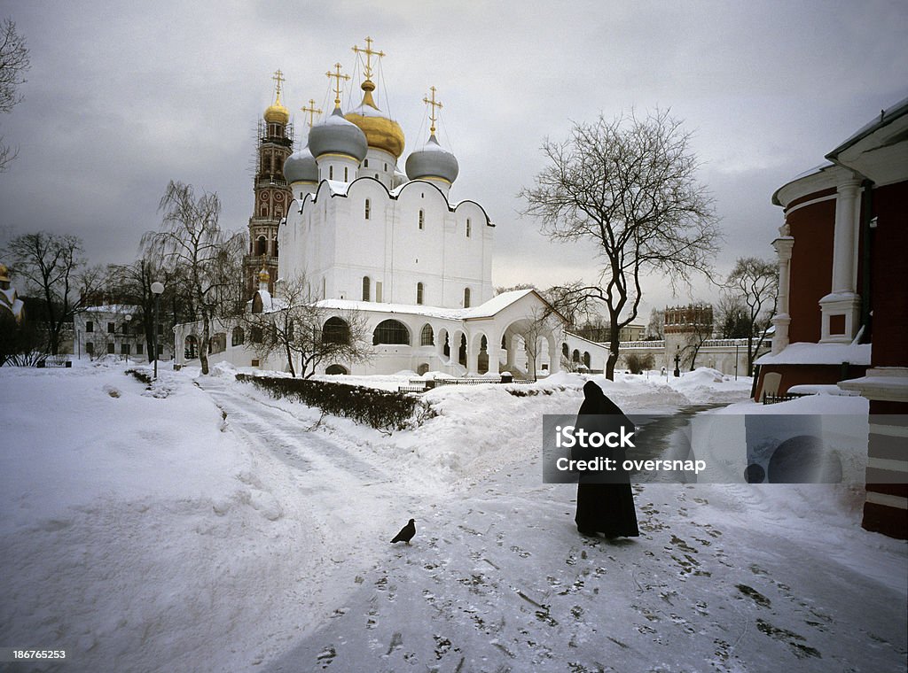 Ruso escena de invierno - Foto de stock de Tercera edad libre de derechos