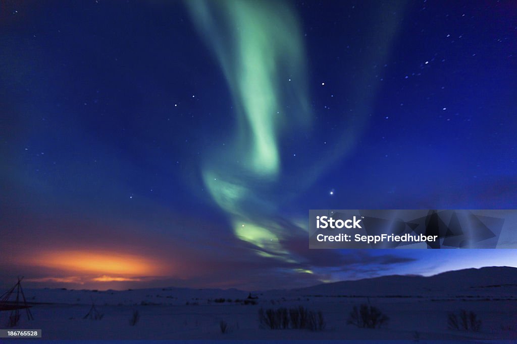 북극광 노던 단궤 노르웨이의 - 로열티 프리 북극광 스톡 사진