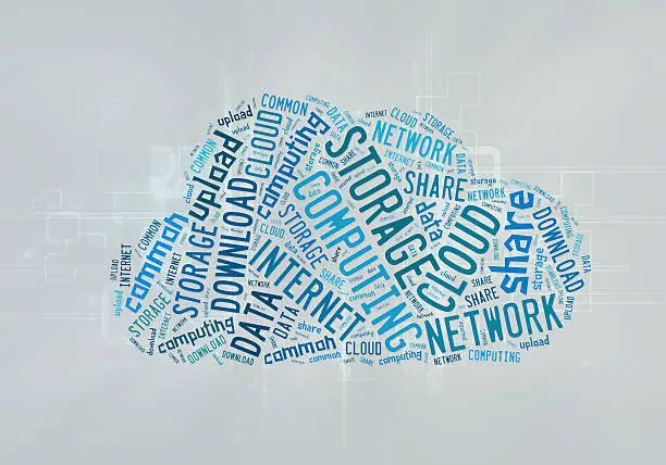 Photo of Cloud computing concept