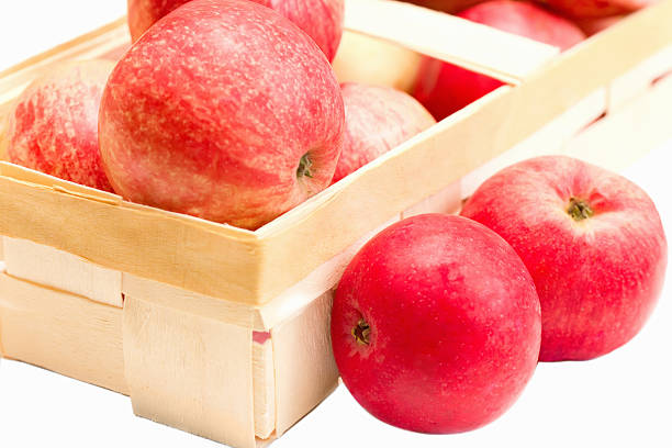istock Apples and Basket - Stock Image 186766996