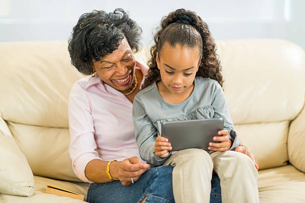 istock Grandmother and Granddaughter 186767651