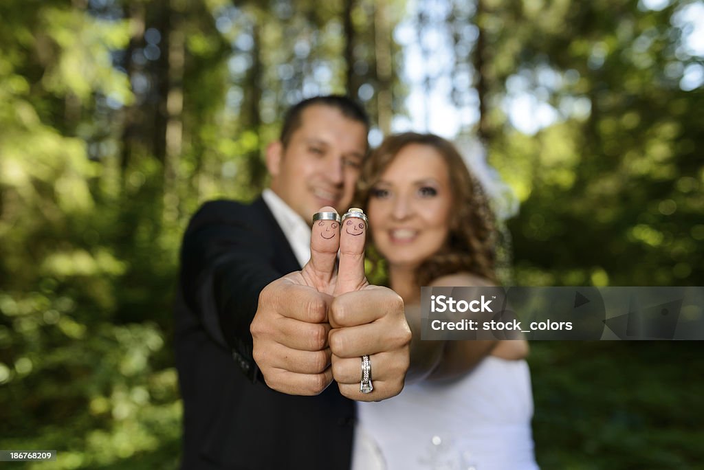 Alianças de casamento - Royalty-free 25-29 Anos Foto de stock