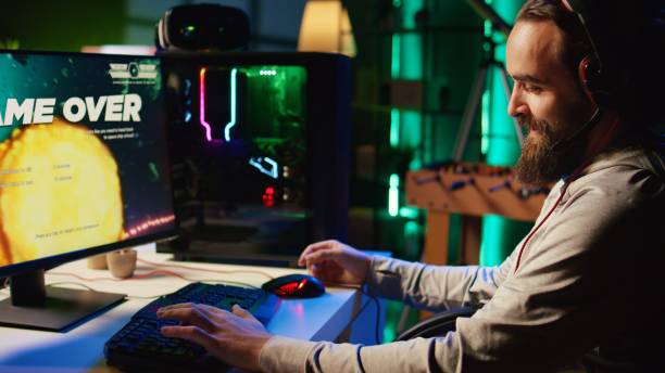 istock Gamer feeling disappointed after receiving game over message 1867683714