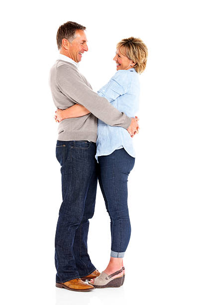 istock Affectionate couple with their arms around each othe 186771905