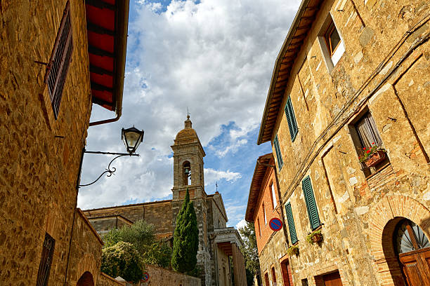 Italian town: Montalcino in Tuscany