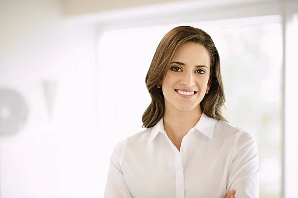 istock Beautiful business woman 186772748