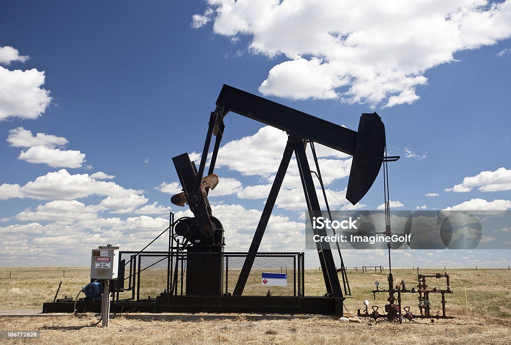 Prairie Pumpjack - Photo de Acier libre de droits