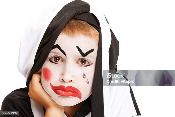 Triste Payaso Foto de stock y más banco de imágenes de 6-7 años - 6-7 años, 8-9 años, Actor