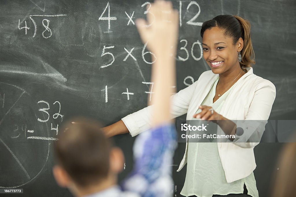 Clase de primaria - Foto de stock de Africano-americano libre de derechos