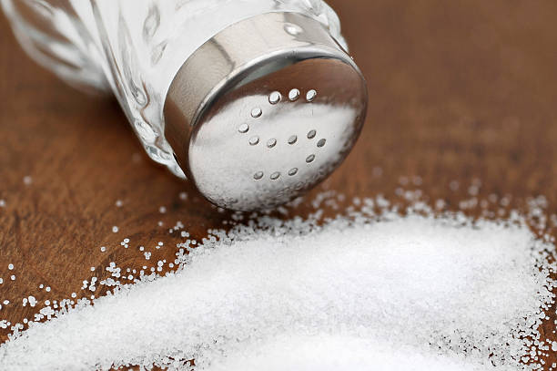 istock Salt shaker with metal lid 186773884