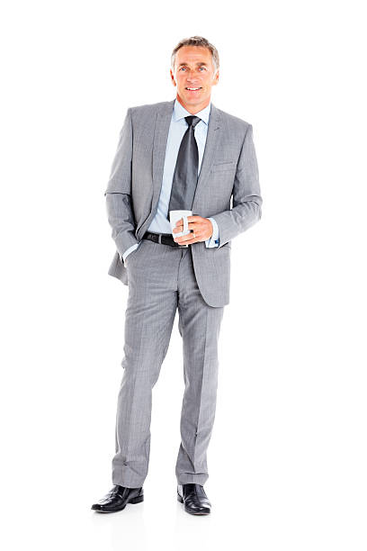 istock Relaxed businessman having a coffee break 186774161