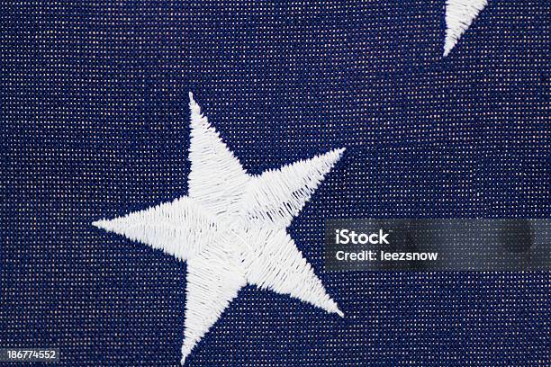 Foto de Tecido Estrelas Da Bandeira Norteamericana e mais fotos de stock de Azul - Azul, Bandeira, Bandeira Norte-Americana