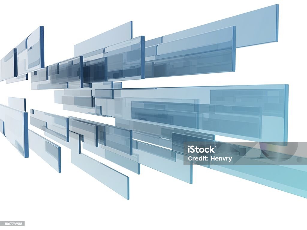 rectangles de vidrio - Foto de stock de Horizontal libre de derechos