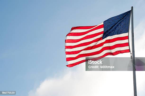 Amerikanische Flagge Stockfoto und mehr Bilder von 4. Juli - 4. Juli, Amerikanische Flagge, Amerikanischer Treueschwur