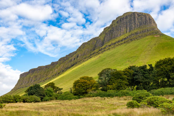 istock Benbulbin mountain with rocks and vegetation 1867755582
