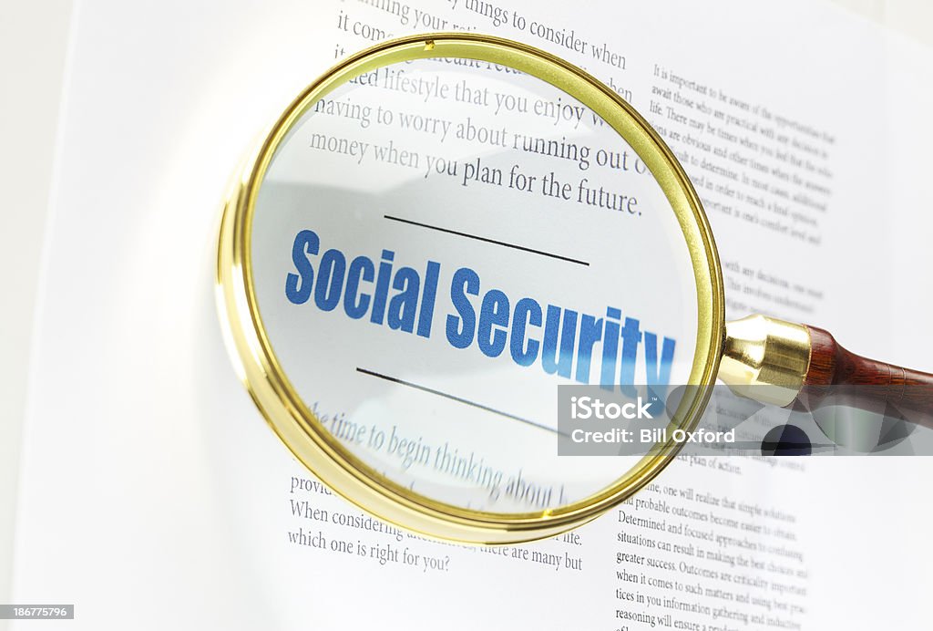 Segurança Social - Royalty-free Cartão de Social Security Foto de stock