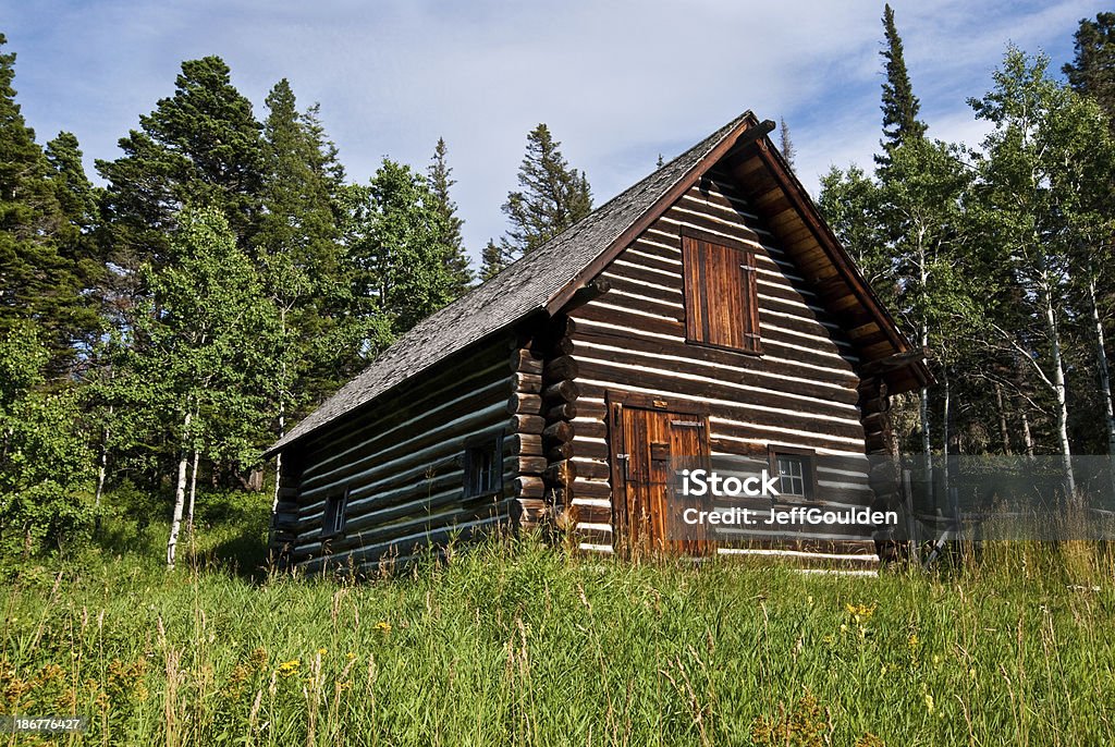 Storico Lubec Barn (1926) - Foto stock royalty-free di Abbandonato