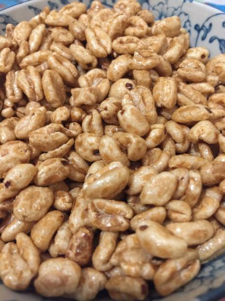 istock Close-up of wheat flakes. Healthy breakfast 1867765533