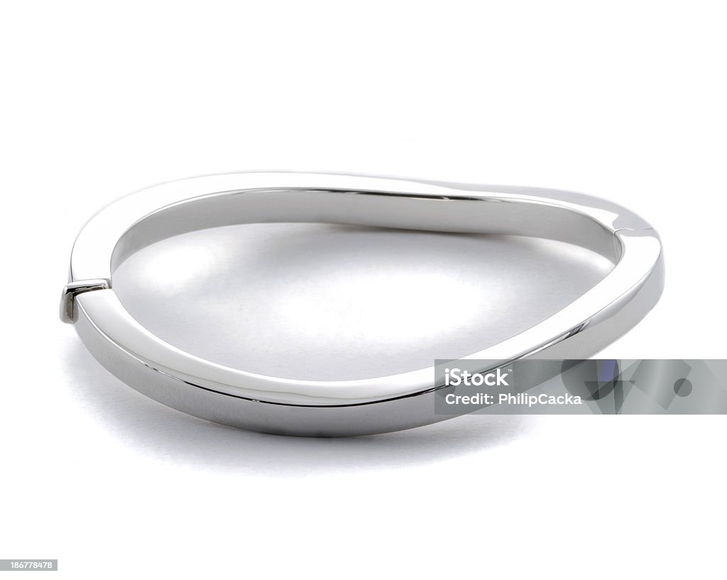 Bracciale in oro bianco - Foto stock royalty-free di Accessorio personale