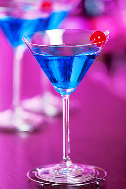 istock Cocktails Collection - Blue Martini 186779222