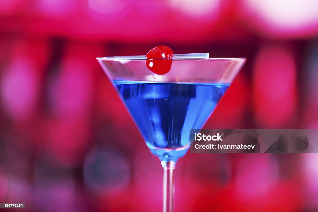 Coleção de Cocktails-Blue Martini - Royalty-free Azul Foto de stock