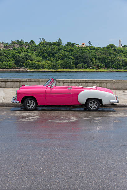 istock Pink Vintage Convertible 186779622