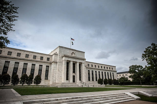 istock Storm clouds over the Federal Reserve 186779944