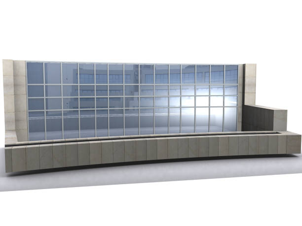 istock Terrace gardening as architectural highlight in housing project, 3D render 1867802382