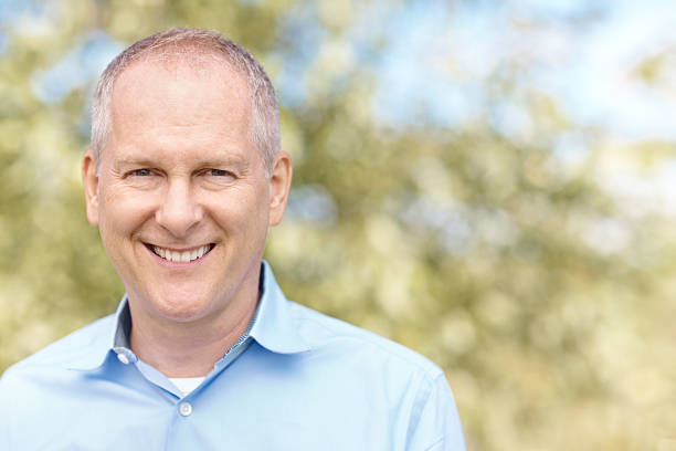 istock Happy with the life he's lived 186780481