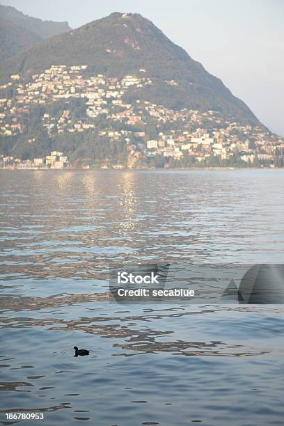 Foto de Lago Em Lugano e mais fotos de stock de Cena de tranquilidade - Cena de tranquilidade, Europa - Locais geográficos, Europa Ocidental