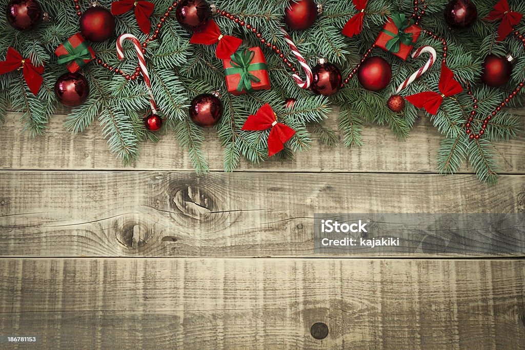 Natale Ghirlanda - Foto stock royalty-free di Albero