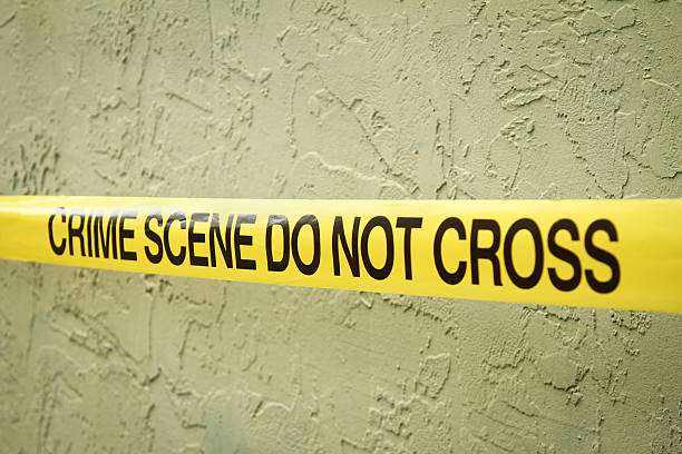 istock Police crime scene tape 186782087