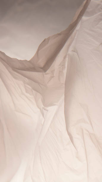 istock Wrinkled plastic bag detail 1867831886