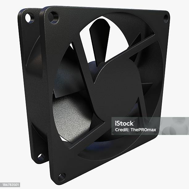 Computer Coller Stock Photo - Download Image Now - Computer, Cut Out, Electric Fan