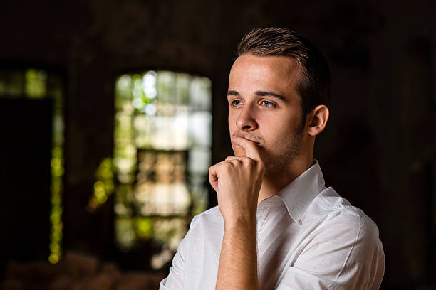 istock Men think the factory. 186784494