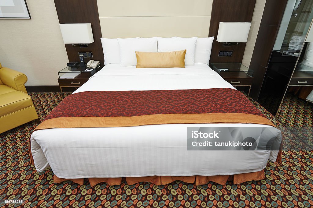 Quarto de Hotel de luxo - Royalty-free Aconchegante Foto de stock