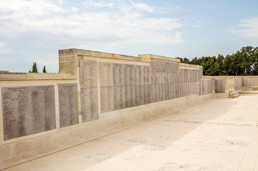 Lone Pine Lone Pine ANZAC Memorial at the Gallipoli Battlefields in Canakkale, Turkey