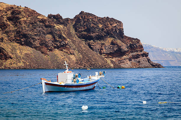 istock Thirasia Island Santorini Greece Europe 186791732