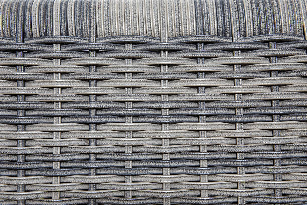 rattan pattern the old rattan pattern multi colored woven macro mesh stock pictures, royalty-free photos & images