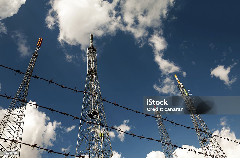 Kommunikation Towers - Lizenzfrei Ausrüstung und Geräte Stock-Foto