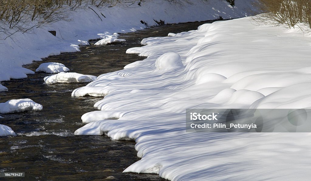 Río de montaña en el área de los Alpes cerca de Grindelwald, Suiza. - Foto de stock de Agua libre de derechos
