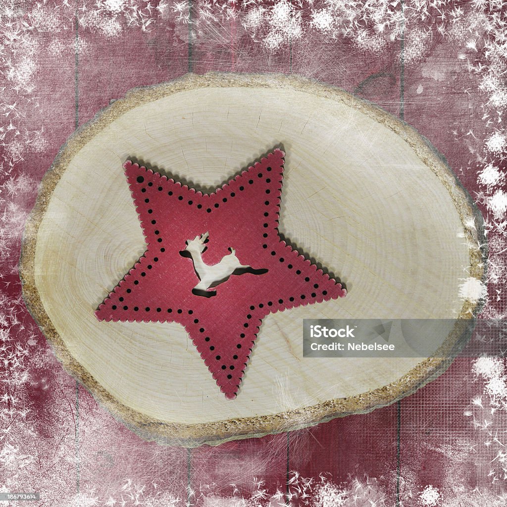 Stella di Natale Rosso - Foto stock royalty-free di A forma di stella