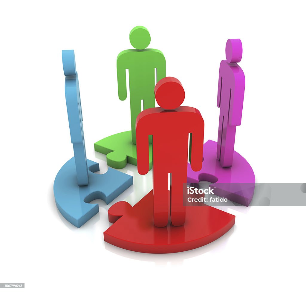 Lavoro di squadra - Foto stock royalty-free di Composizione orizzontale