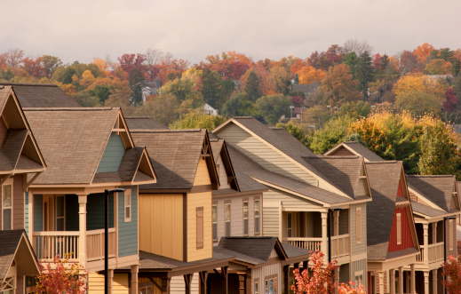 Colorful Townhomes in State College, Pennsylvania