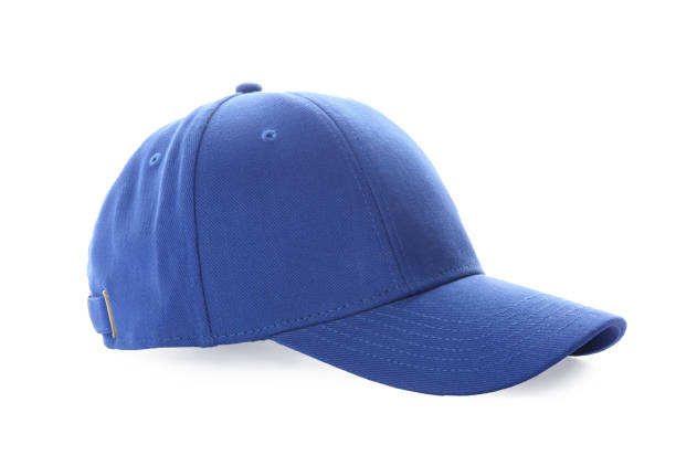 istock Stylish blue baseball cap isolated on white 1867958414