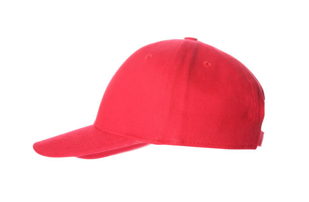 istock Stylish red baseball cap isolated on white 1867958417