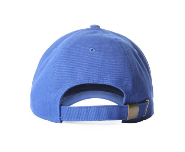 istock Stylish blue baseball cap isolated on white 1867958419