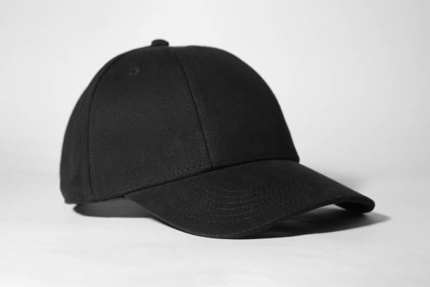 istock Stylish black baseball cap on white background 1867958925