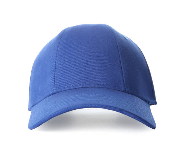 istock Stylish blue baseball cap isolated on white 1867959964